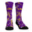 LSU Tigers Rock 'Em Flat Knit Cracked Marble Crew Socks