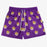 LSU Tigers SLAM Beanie Mike All-Over Print Mesh Shorts - Purple