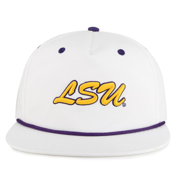 LSU Tigers The Game Lightweight Game Changer 5-Panel Rope Hat - White