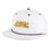 LSU Tigers The Game Lightweight Game Changer 5-Panel Rope Hat - White