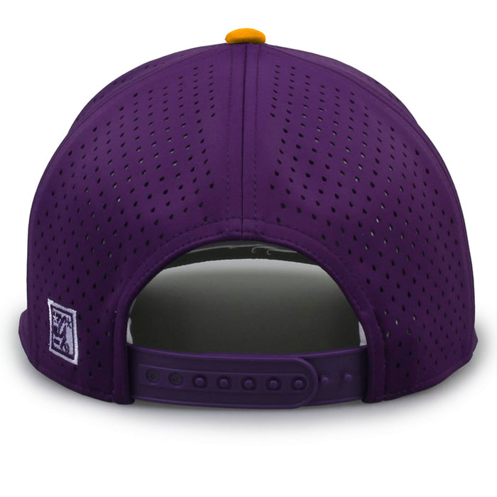 LSU Tigers The Game Script Neoprene Perforated Performance 5-Panel Rope Hat - Purple