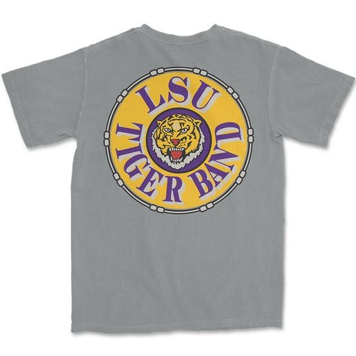 LSU Tigers Tiger Band Garment Dyed T-Shirt - Granite