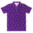 LSU Tigers Vive La Fette Theo State Pattern Kids Performance Polo - Purple