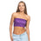 LSU Tigers ZooZatZ LSU Mini Logo Bandeau Top - Purple