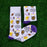 Louisiana Bonfolk Woven Tiger Football Socks- White