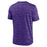 LSU Tigers Nike Baseball Velocity Dri-Fit Performance T-Shirt - Purple