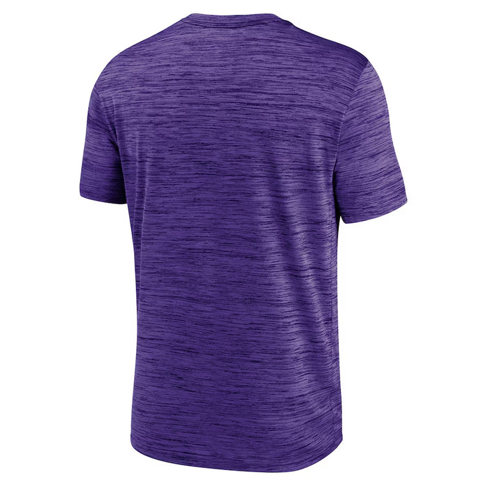 LSU Tigers Nike Baseball Velocity Dri-Fit Performance T-Shirt - Purple