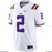 LSU Tigers Nike #2 Justin Jefferson Team Replica Football Jersey – White