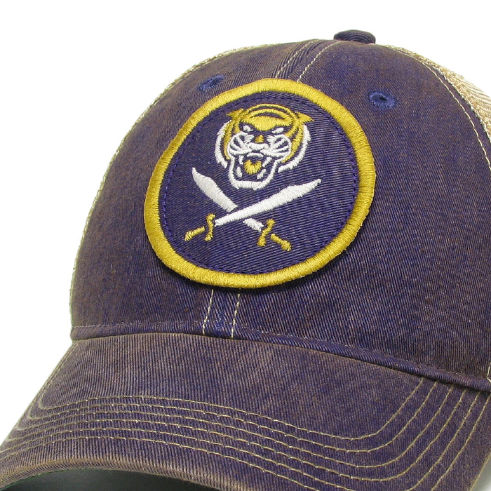 Bengals & Bandits Relaxed OFA Youth Trucker Hat - Purple