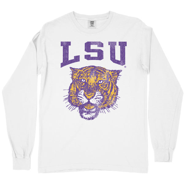 Official b&b dry goods lsu tigers baseball warranted garment dyed