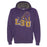 B&B Dry Goods LSU Tigers Retro Step Fleece Pullover Hoodie - Heather Grape