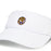 LSU Tigers Legacy Round Vault Relaxed Twill Visor - White