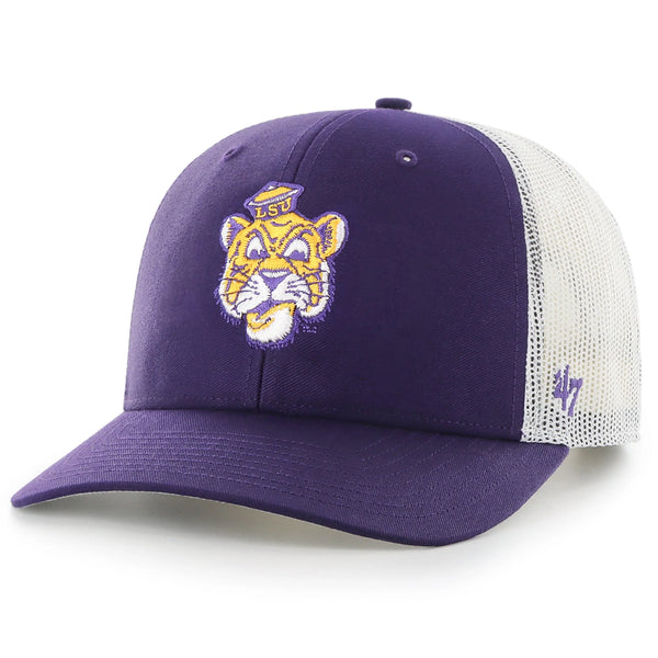 LSU Tigers 47 Brand Arcadia '47 MVP Structured Hat - Charcoal