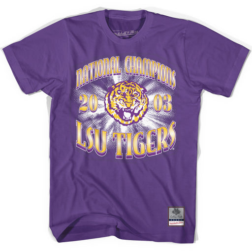 LSU Tigers 47 Brand Football Brickhouse Tie Dye Tubular T-Shirt